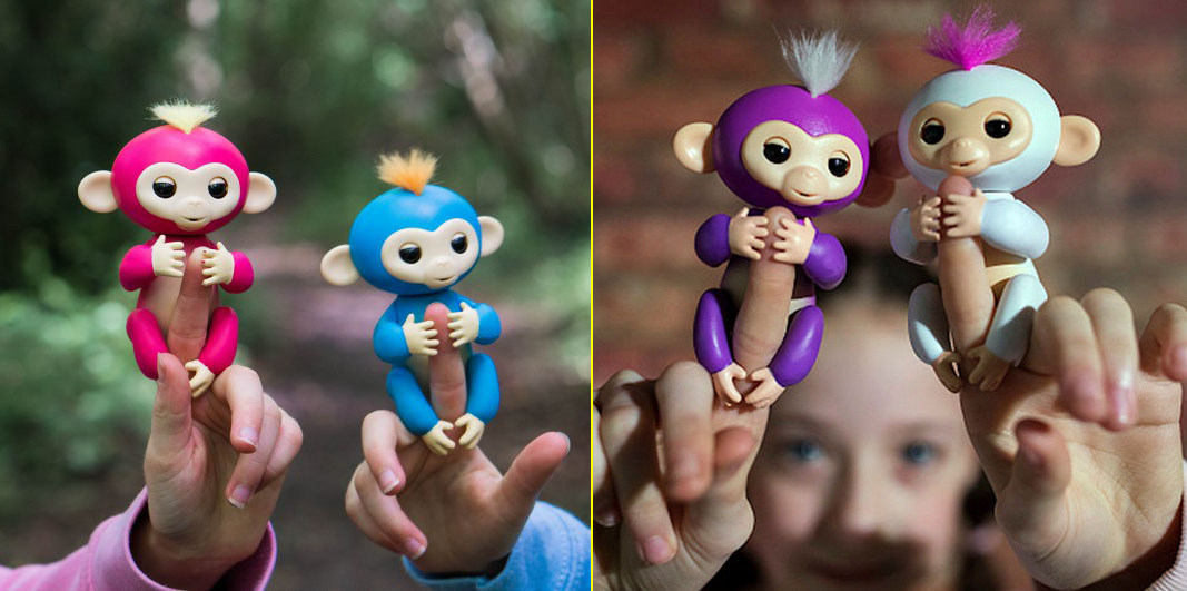 Fingerlings Interactive Baby Finger Monkey White Color